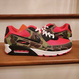 DS Nike Air Max 90 CW6024-600 Reverse Duck Camo mens 15 infrared black sage rare